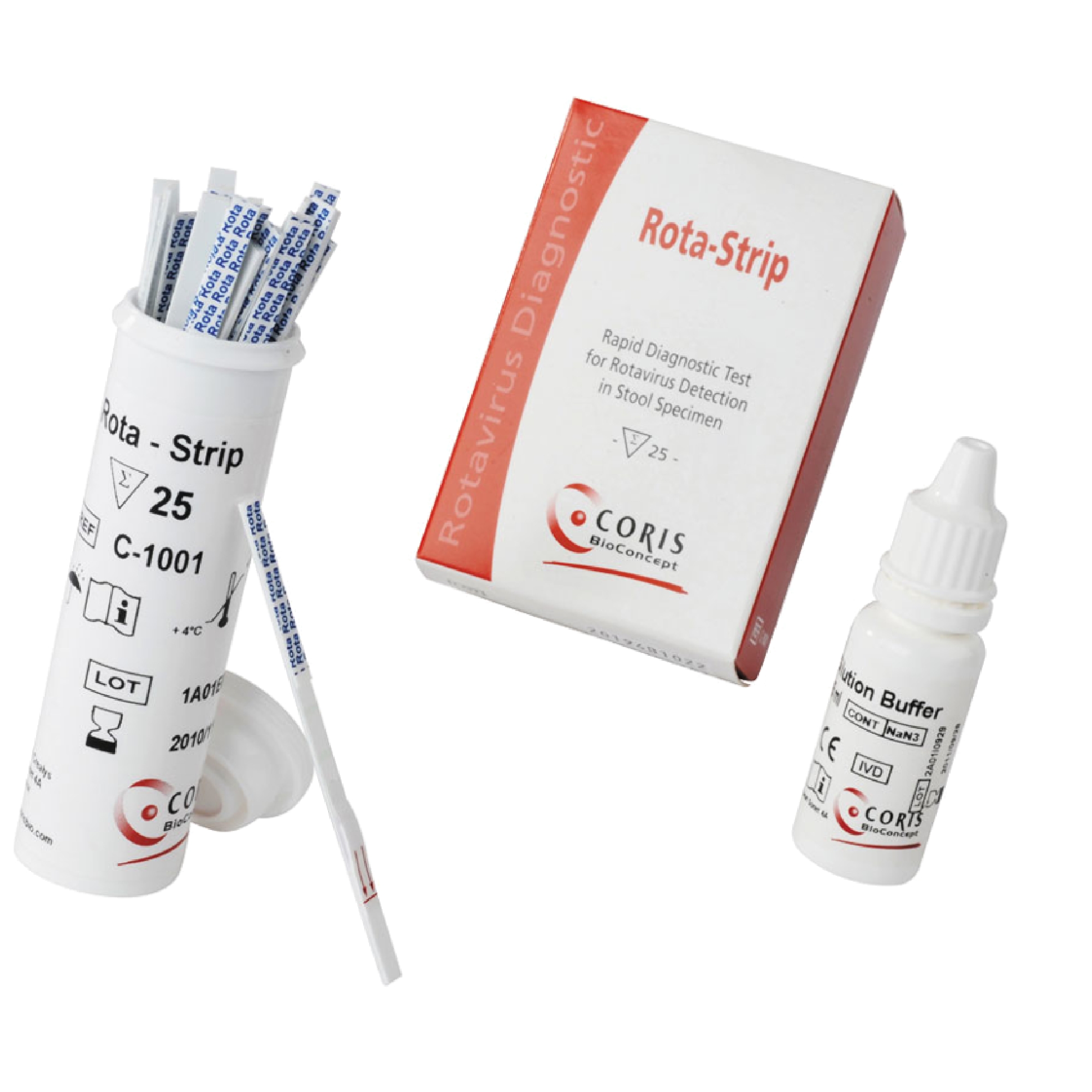 Kit de prueba rápida para detección de rotavirus