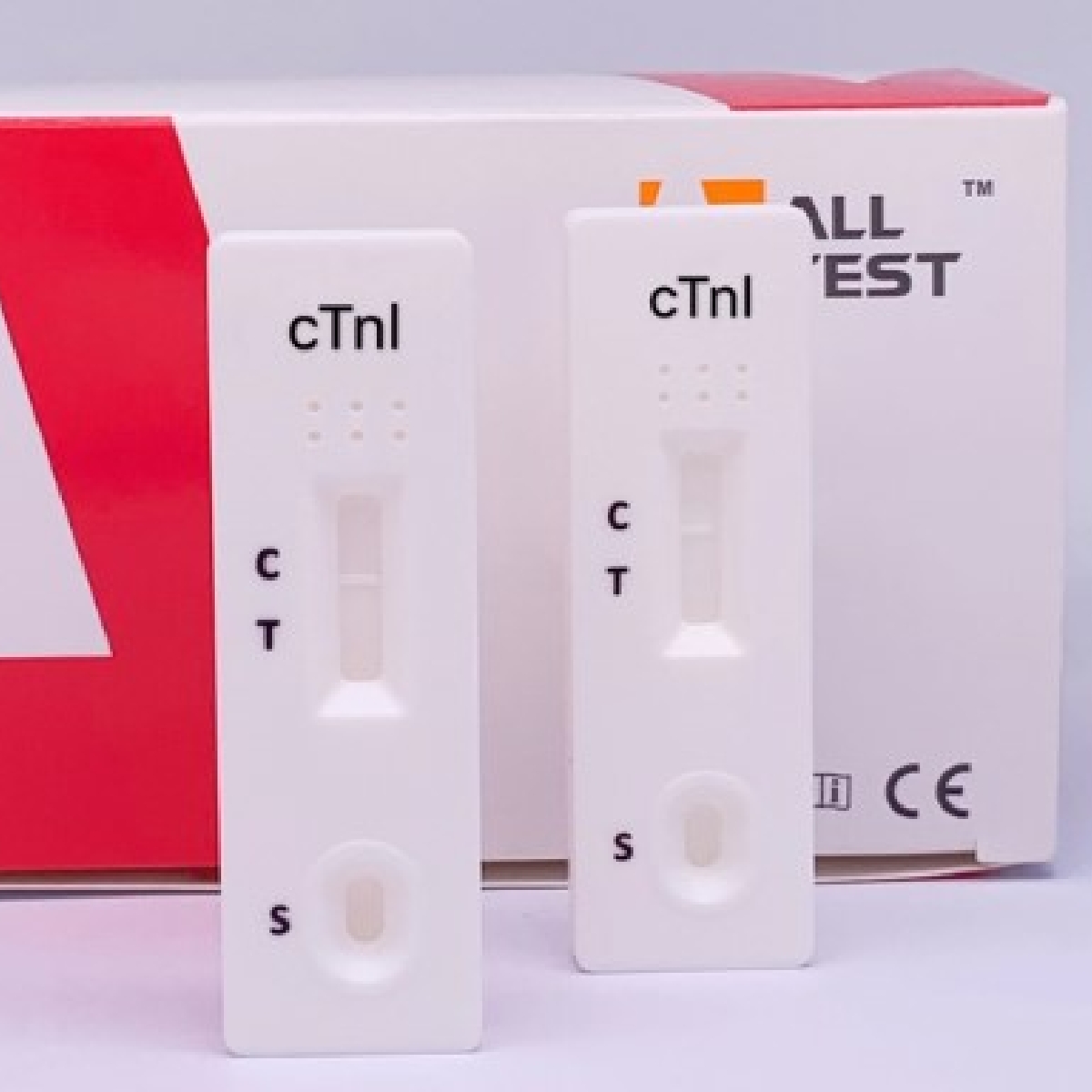 Test de diagnóstico cTnI, dispositivo y caja